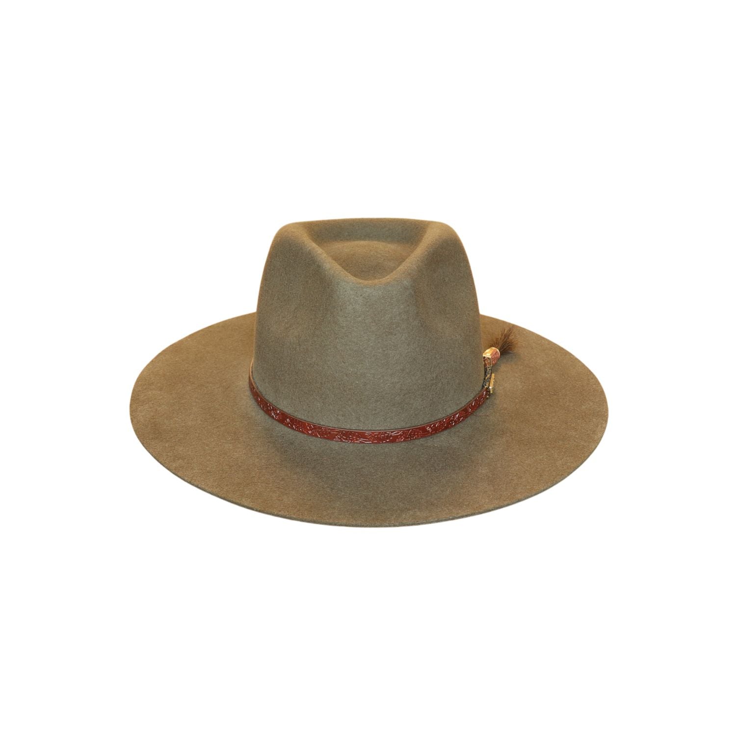 Vintage Wide Brim Fedora Felt Hat
