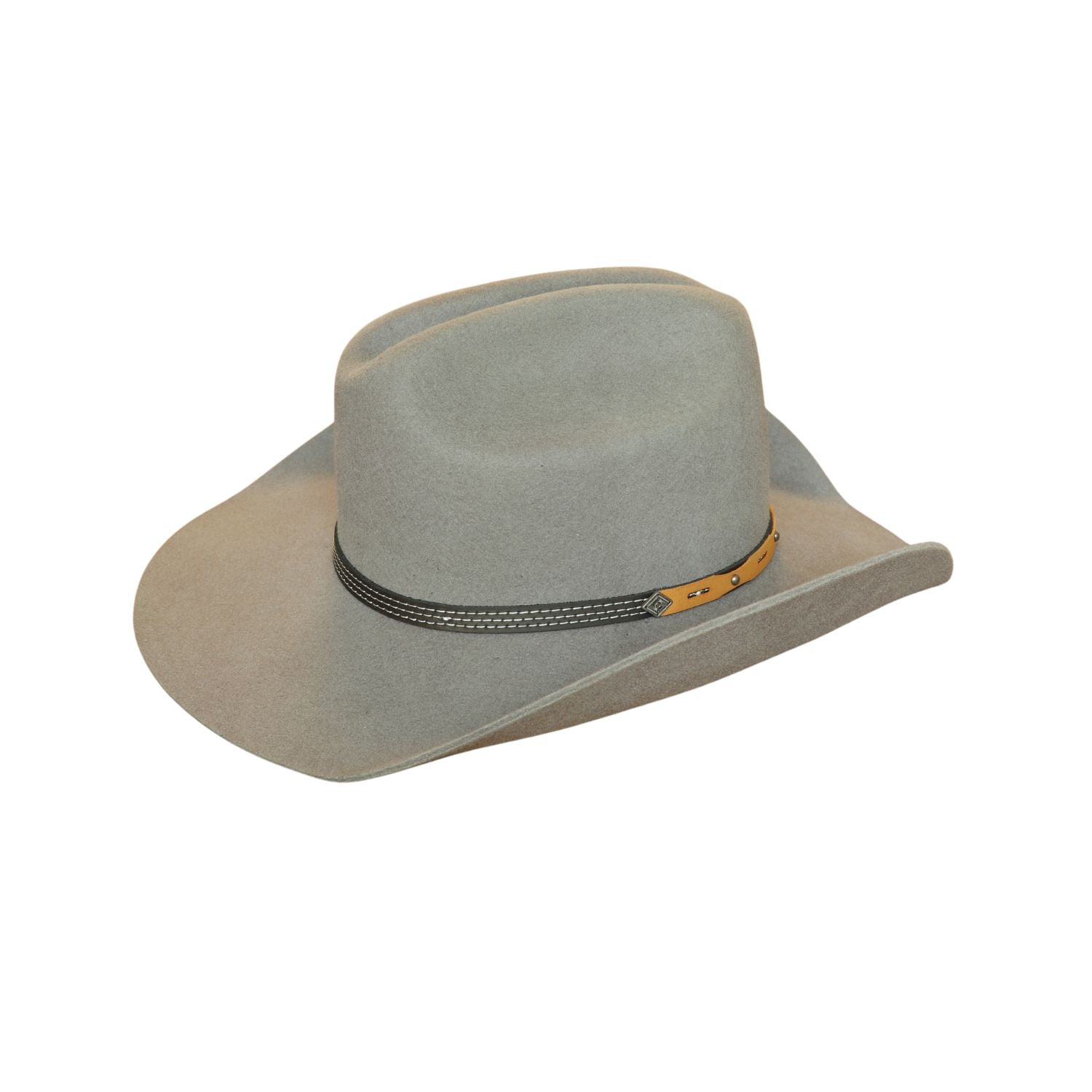 High Crown Cattleman Western Felt Cowboy Hat