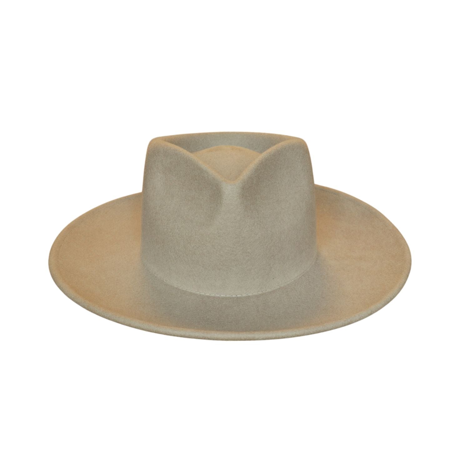 Pencil Roll Brim Fedora Western Felt Hat