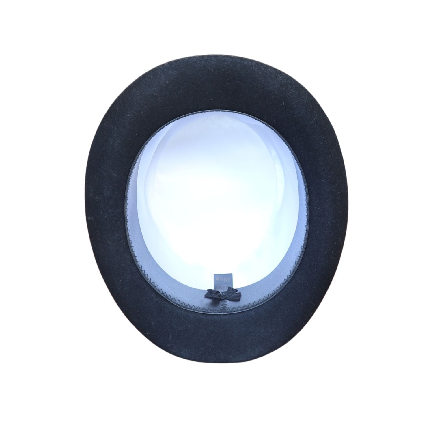 Classic Black Wool Felt Bowler Hat