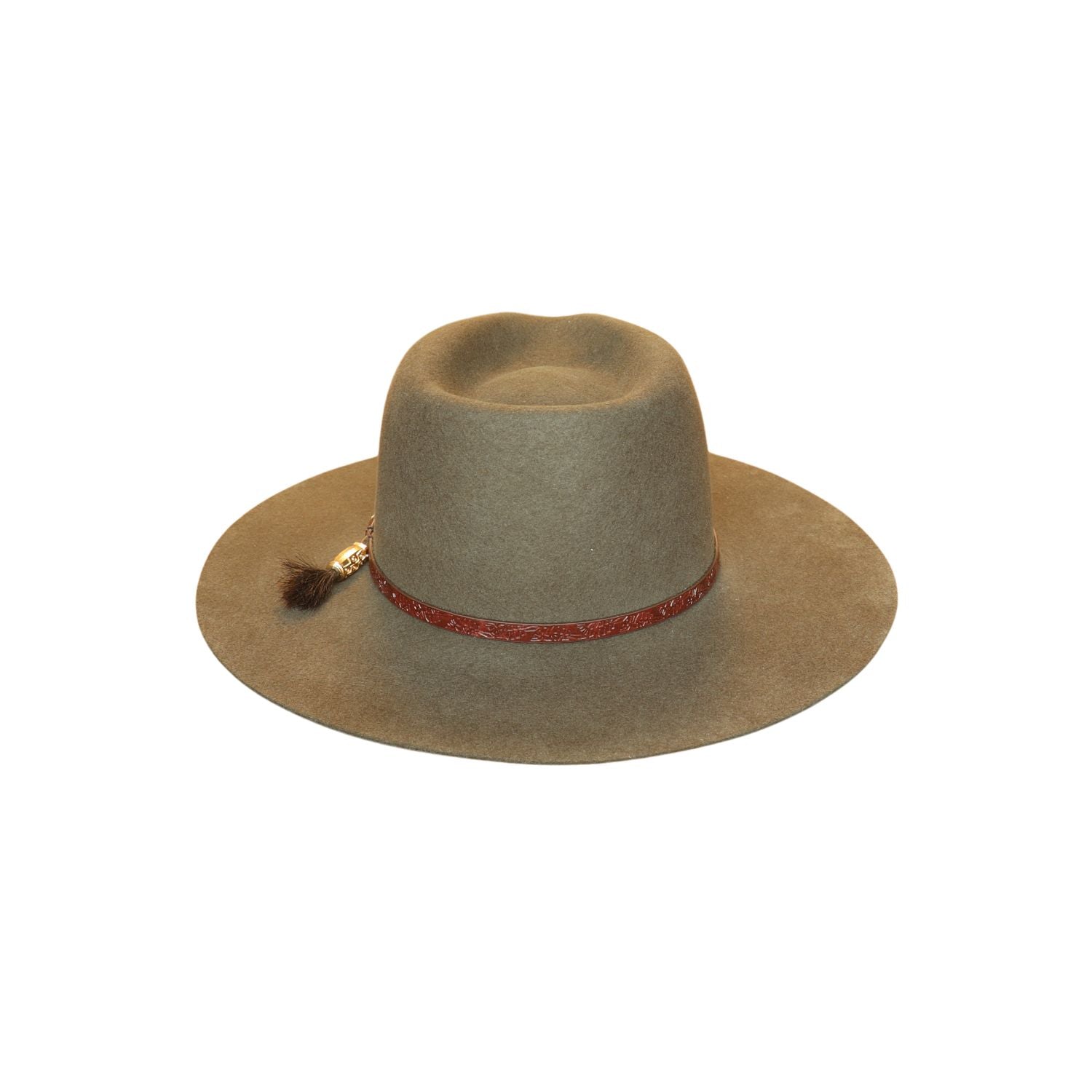 Vintage Wide Brim Fedora Felt Hat