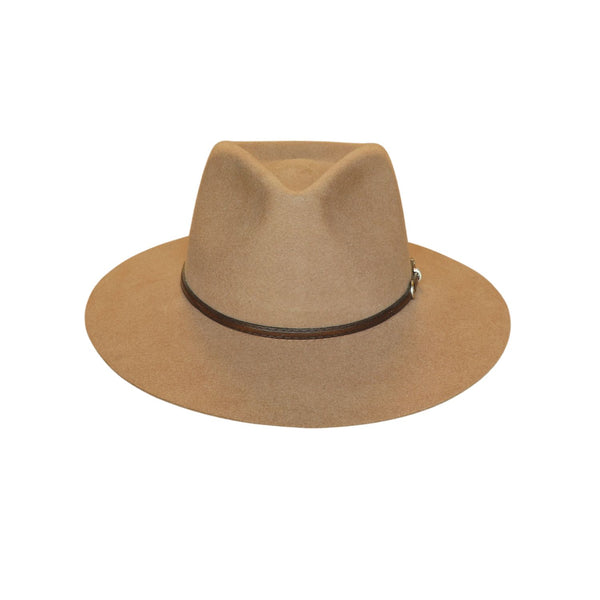 Minimal Wide Brim Fedora Felt Hat