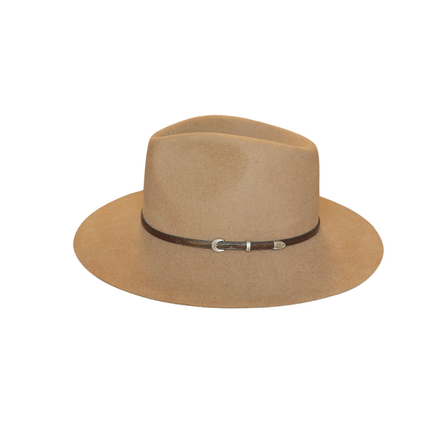 Minimal Wide Brim Fedora Felt Hat