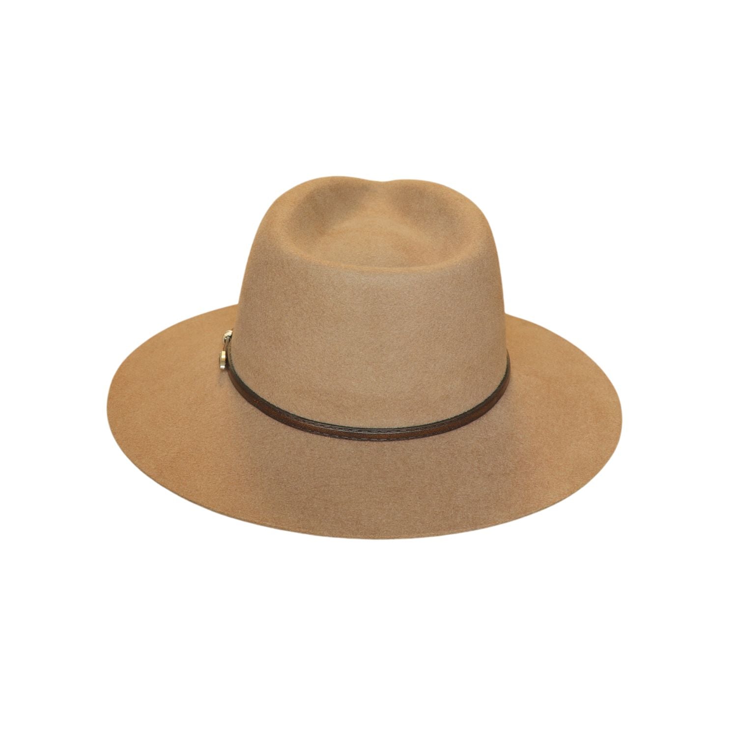 Minimal Wide Brim Fedora Felt Hat