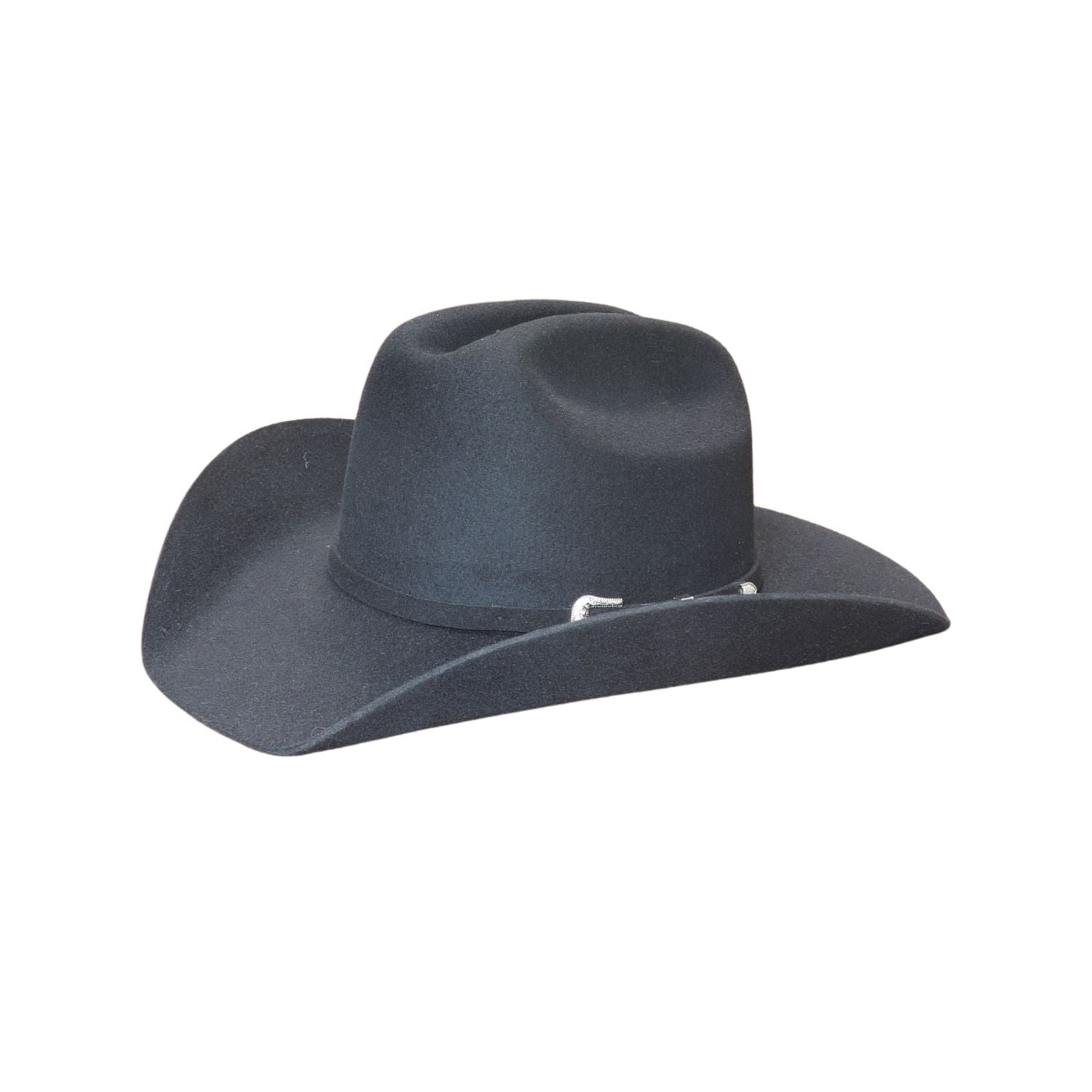 Black Cattleman Crown Cowboy Hat