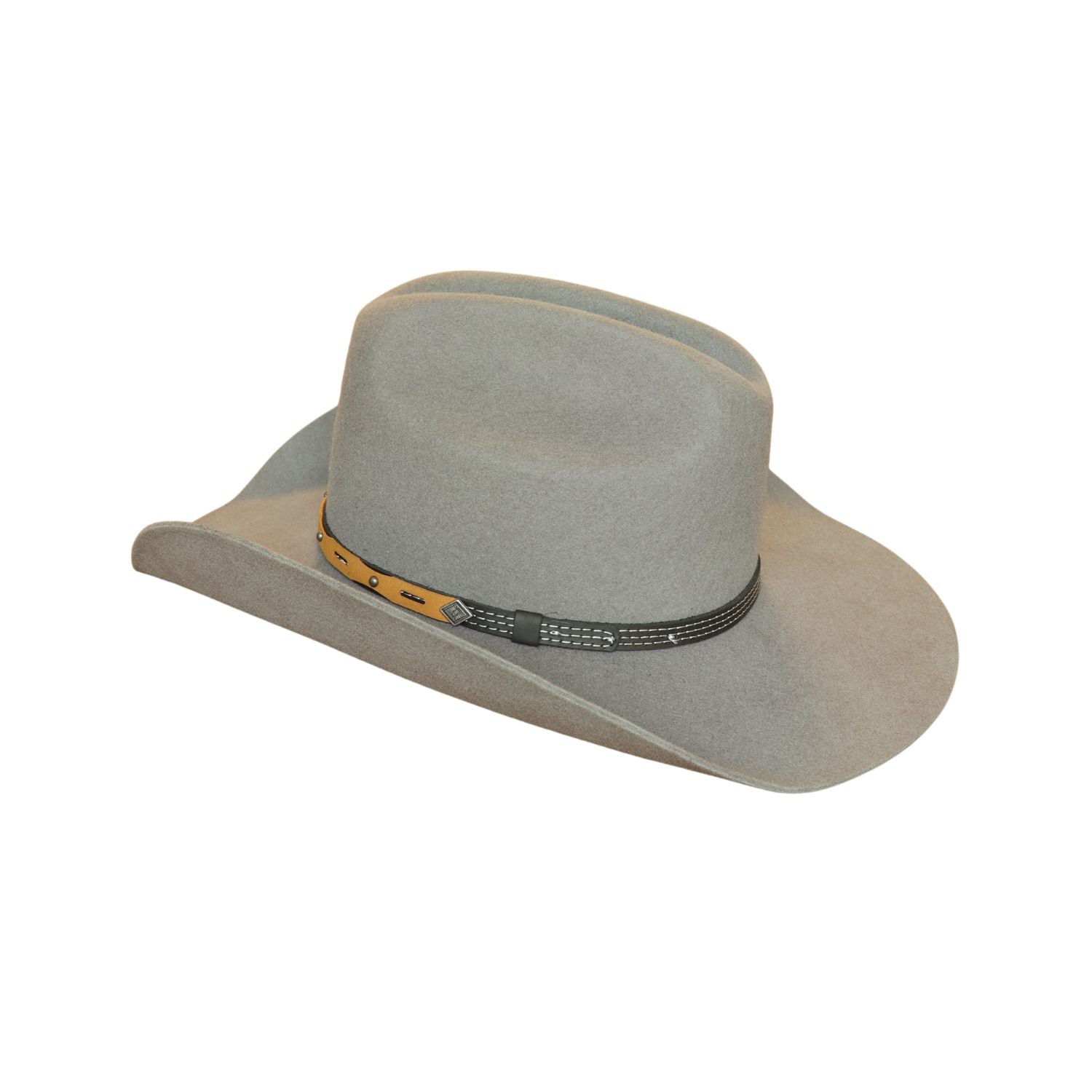 High Crown Cattleman Western Felt Cowboy Hat