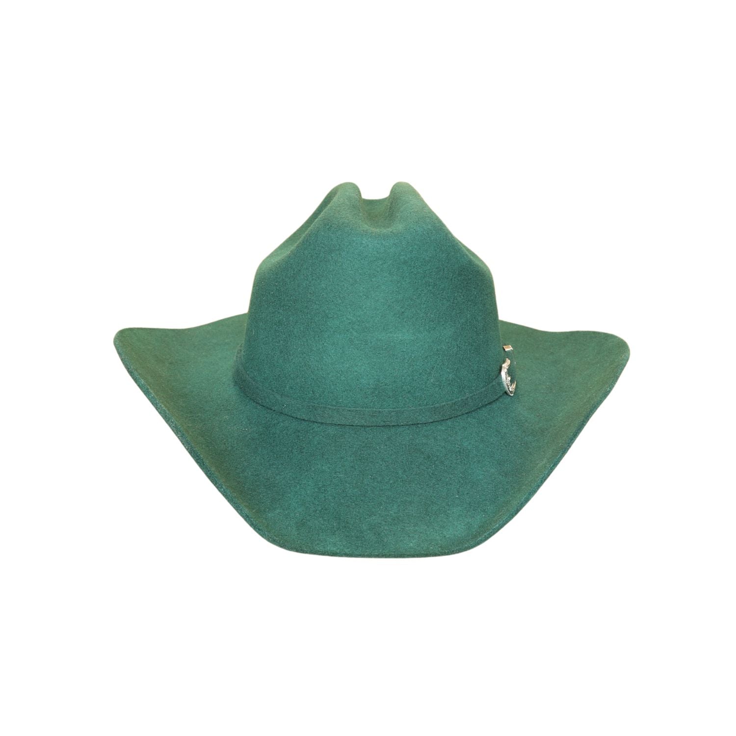 Mid Crown Cattleman Cowboy Hat with Wide Flat Brim