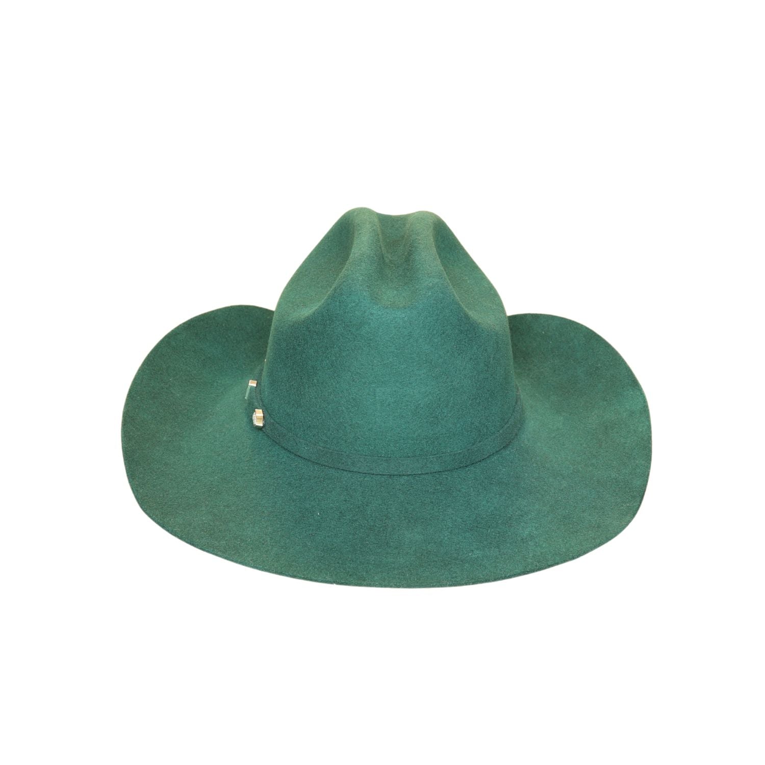 Mid Crown Cattleman Cowboy Hat with Wide Flat Brim