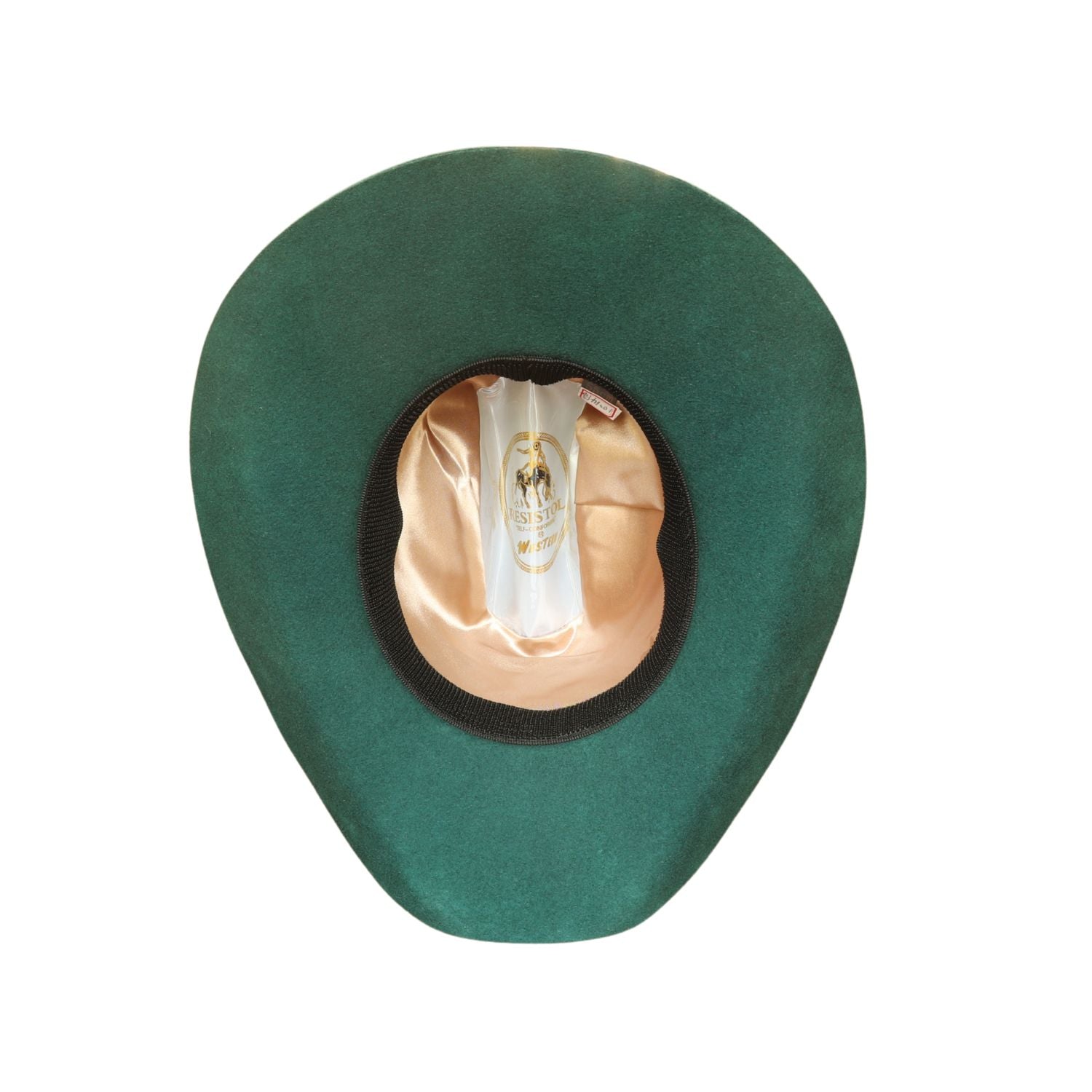 Mid Crown Cattleman Cowboy Hat with Wide Flat Brim