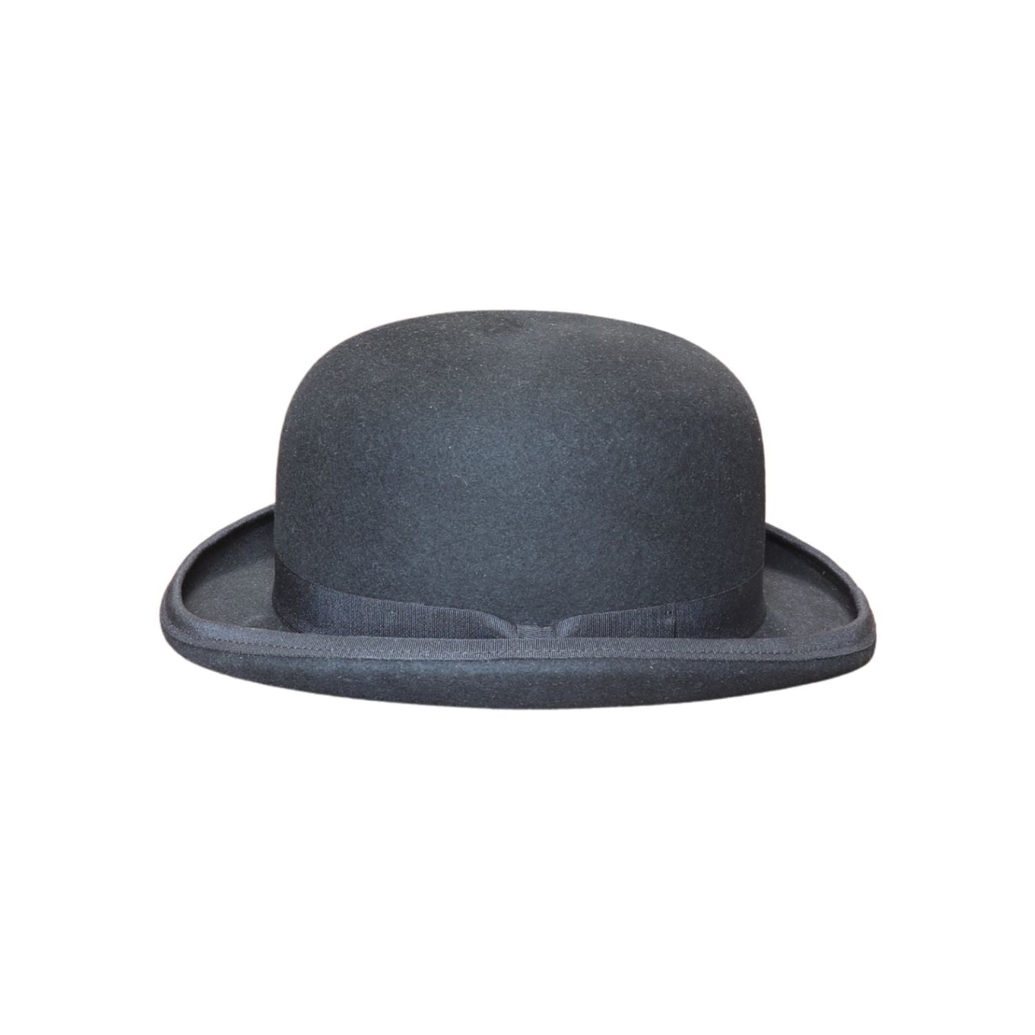 Classic Black Wool Felt Bowler Hat